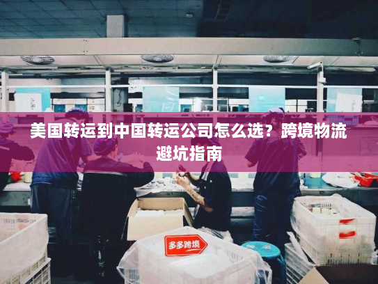 美国转运到中国转运公司怎么选？跨境物流避坑指南