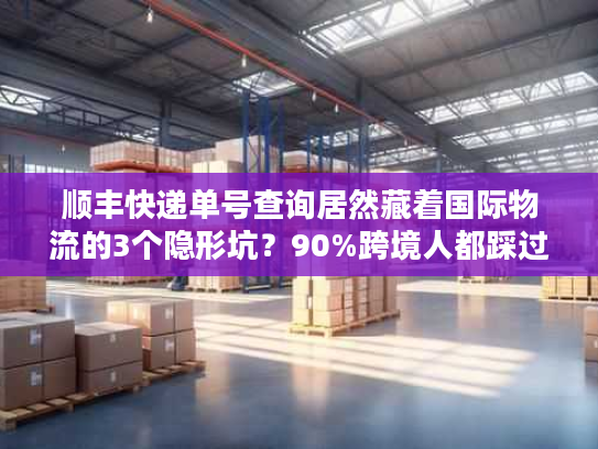 顺丰快递单号查询居然藏着国际物流的3个隐形坑？90%跨境人都踩过