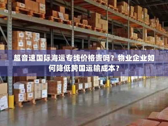 超音速国际海运专线价格贵吗？物业企业如何降低跨国运输成本？