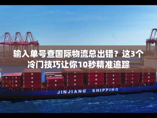 输入单号查国际物流总出错?这3个冷门技巧让你10秒精准追踪 输入单号查国际物流总出错?这3个冷门技巧让你10秒精准追踪