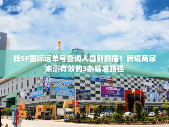 找SF国际运单号查询入口别瞎撞！跨境商家亲测有效的3条精准路径