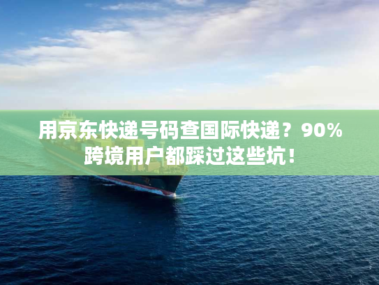 用京东快递号码查国际快递？90%跨境用户都踩过这些坑！