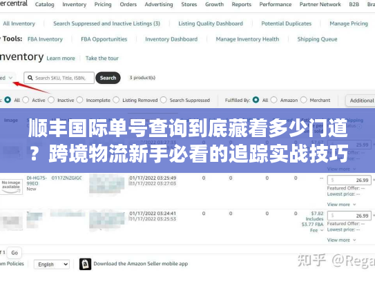 顺丰国际单号查询到底藏着多少门道？跨境物流新手必看的追踪实战技巧