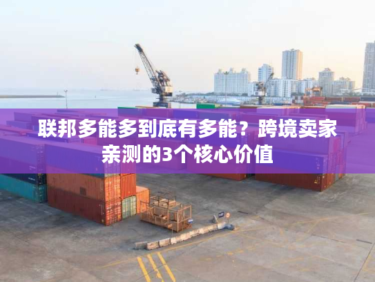 联邦多能多到底有多能?跨境卖家亲测的3个核心价值 联邦多能多到底有多能?跨境卖家亲测的3个核心价值