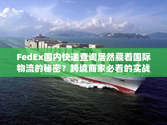 FedEx国内快递查询居然藏着国际物流的秘密？跨境商家必看的实战细节