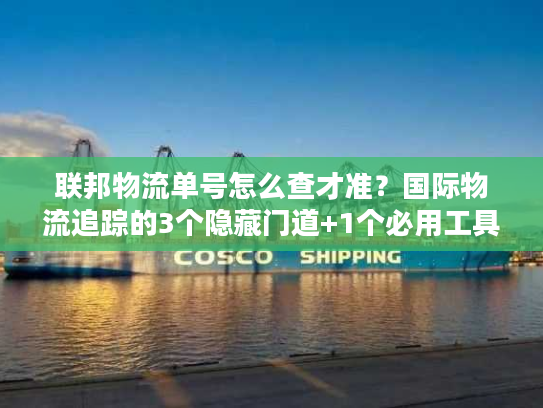 联邦物流单号怎么查才准？国际物流追踪的3个隐藏门道+1个必用工具