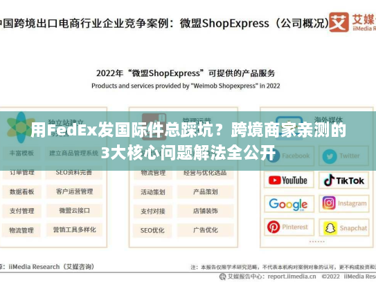 用FedEx发国际件总踩坑？跨境商家亲测的3大核心问题解法全公开