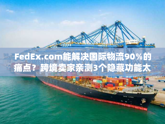 FedEx.com能解决国际物流90%的痛点?跨境卖家亲测3个隐藏功能太香了 FedEx.com能解决国际物流90%的痛点?跨境卖家亲测3个隐藏功能太香了