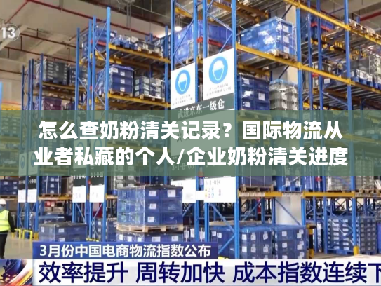 怎么查奶粉清关记录？国际物流从业者私藏的个人/企业奶粉清关进度查询方法