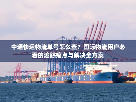 中通快运物流单号怎么查？国际物流用户必看的追踪痛点与解决全方案