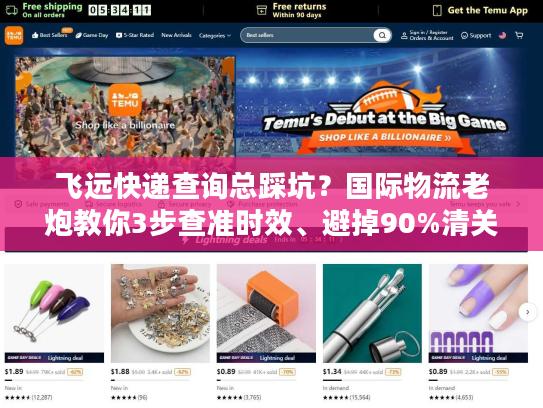 飞远快递查询总踩坑？国际物流老炮教你3步查准时效、避掉90%清关雷