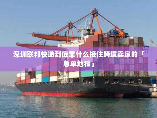 深圳联邦快递到底靠什么接住跨境卖家的「急单地狱」