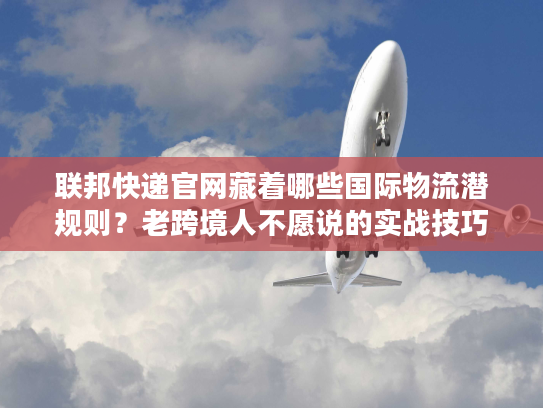 联邦快递官网藏着哪些国际物流潜规则?老跨境人不愿说的实战技巧全在这 联邦快递官网藏着哪些国际物流潜规则?老跨境人不愿说的实战技巧全在这