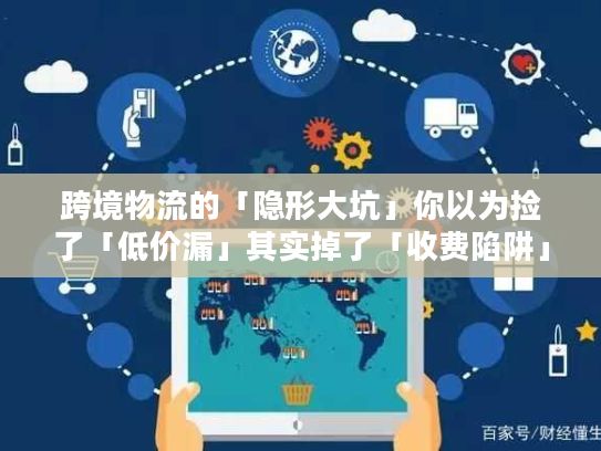 跨境物流的「隐形大坑」你以为捡了「低价漏」其实掉了「收费陷阱」