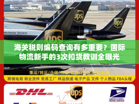 海关税则编码查询有多重要？国际物流新手的3次扣货教训全曝光