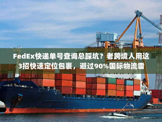 FedEx快递单号查询总踩坑？老跨境人用这3招快速定位包裹，避过90%国际物流雷