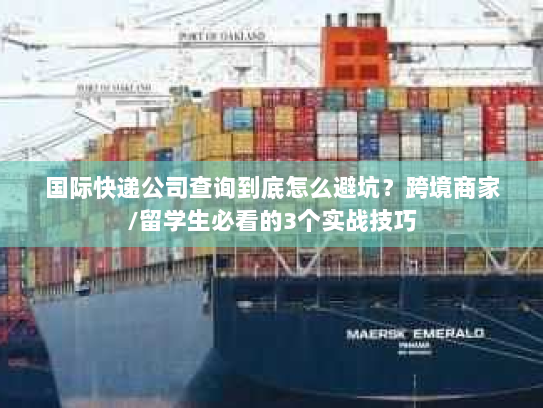 国际快递公司查询到底怎么避坑？跨境商家/留学生必看的3个实战技巧