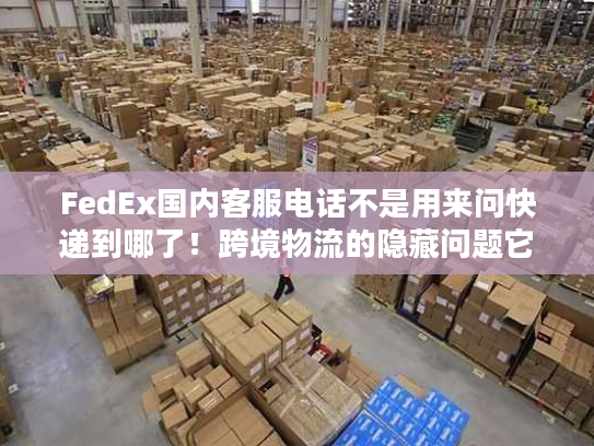 FedEx国内客服电话不是用来问快递到哪了！跨境物流的隐藏问题它全能解