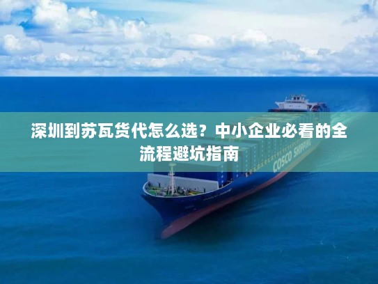深圳到苏瓦货代怎么选?中小企业必看的全流程避坑指南 深圳到苏瓦货代怎么选?中小企业必看的全流程避坑指南