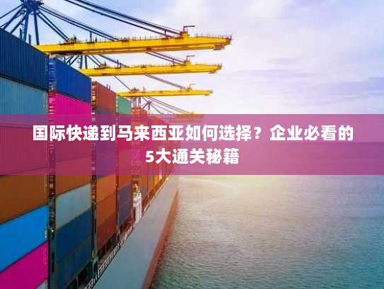 国际快递到马来西亚如何选择?企业必看的5大通关秘籍 国际快递到马来西亚如何选择?企业必看的5大通关秘籍