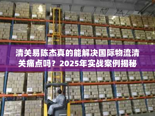 清关易陈杰真的能解决国际物流清关痛点吗？2025年实战案例揭秘