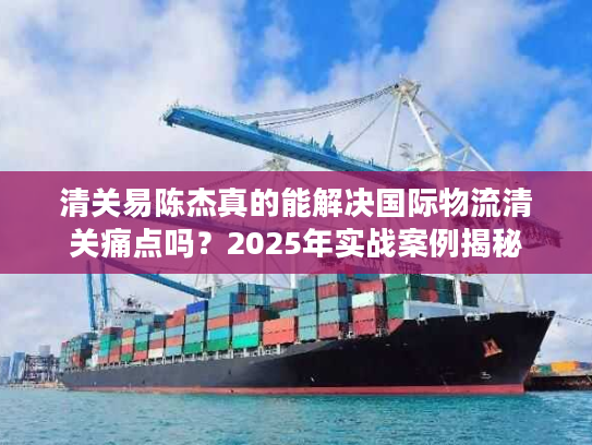 清关易陈杰真的能解决国际物流清关痛点吗？2025年实战案例揭秘