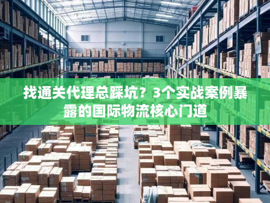 找通关代理总踩坑？3个实战案例暴露的国际物流核心门道