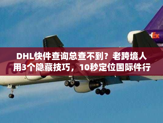 DHL快件查询总查不到？老跨境人用3个隐藏技巧，10秒定位国际件行踪