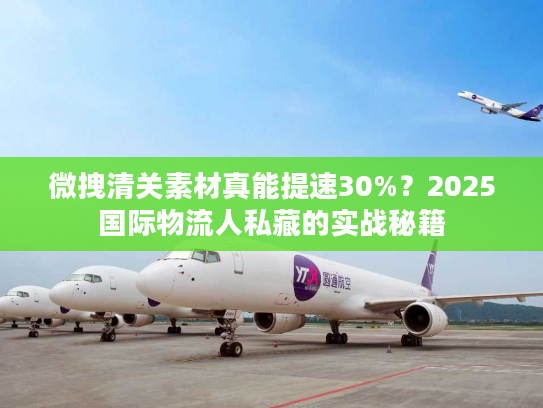 微拽清关素材真能提速30%？2025国际物流人私藏的实战秘籍