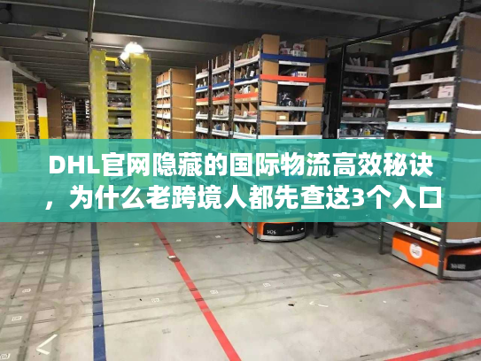 DHL官网隐藏的国际物流高效秘诀，为什么老跨境人都先查这3个入口？