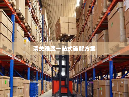 清关难题一站式破解方案 清关难题一站式破解方案