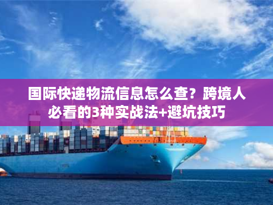 国际快递物流信息怎么查?跨境人必看的3种实战法+避坑技巧 国际快递物流信息怎么查?跨境人必看的3种实战法+避坑技巧