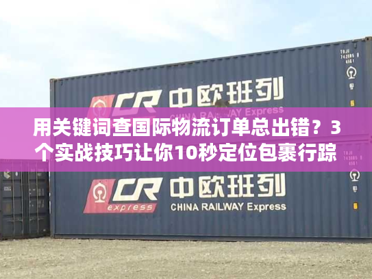用关键词查国际物流订单总出错？3个实战技巧让你10秒定位包裹行踪
