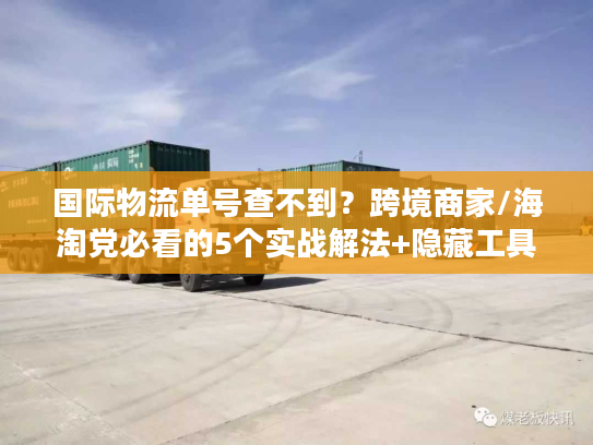 国际物流单号查不到？跨境商家/海淘党必看的5个实战解法+隐藏工具