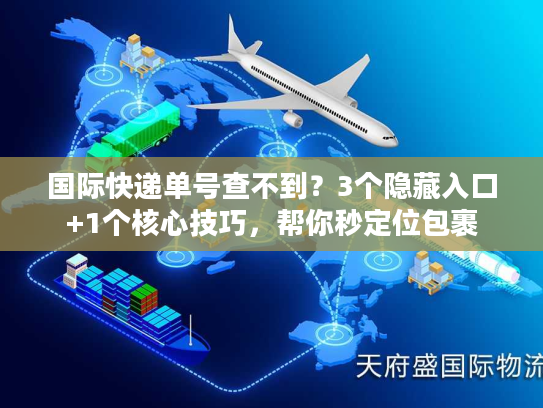 国际快递单号查不到？3个隐藏入口+1个核心技巧，帮你秒定位包裹