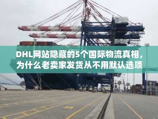 DHL网站隐藏的5个国际物流真相，为什么老卖家发货从不用默认选项？