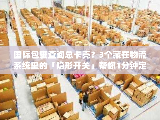 国际包裹查询总卡壳?3个藏在物流系统里的「隐形开关」帮你1分钟定位包裹 国际包裹查询总卡壳?3个藏在物流系统里的「隐形开关」帮你1分钟定位包裹