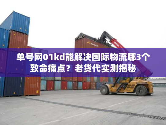 单号网01kd能解决国际物流哪3个致命痛点？老货代实测揭秘