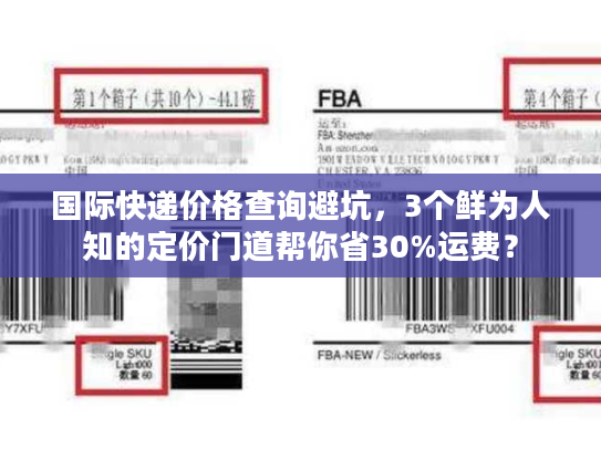 国际快递价格查询避坑，3个鲜为人知的定价门道帮你省30%运费？