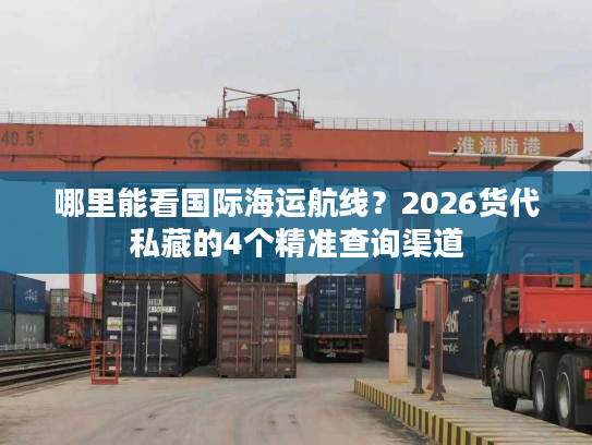 哪里能看国际海运航线?2026货代私藏的4个精准查询渠道 哪里能看国际海运航线?2026货代私藏的4个精准查询渠道