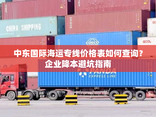 中东国际海运专线价格表如何查询？企业降本避坑指南