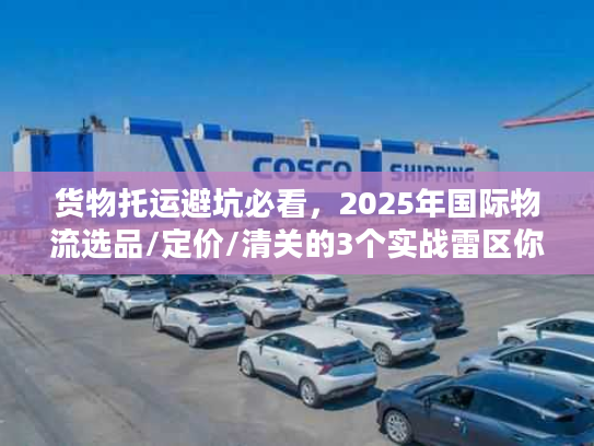 货物托运避坑必看，2025年国际物流选品/定价/清关的3个实战雷区你踩了吗？