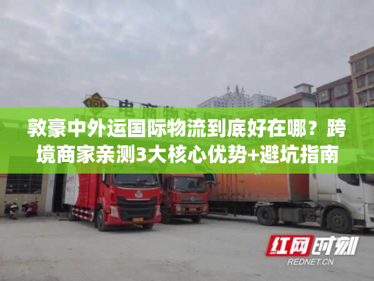 敦豪中外运国际物流到底好在哪？跨境商家亲测3大核心优势+避坑指南