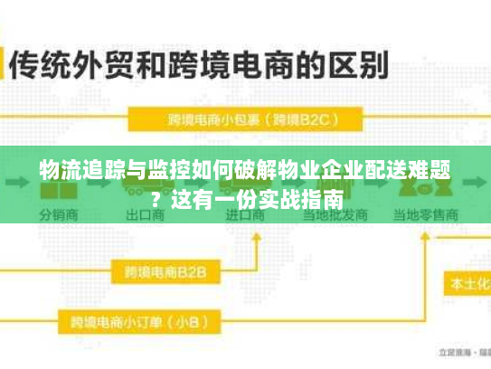 物流追踪与监控如何破解物业企业配送难题?这有一份实战指南 物流追踪与监控如何破解物业企业配送难题?这有一份实战指南