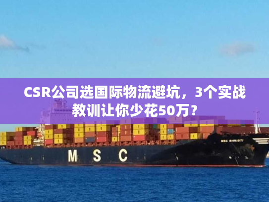 CSR公司选国际物流避坑，3个实战教训让你少花50万？