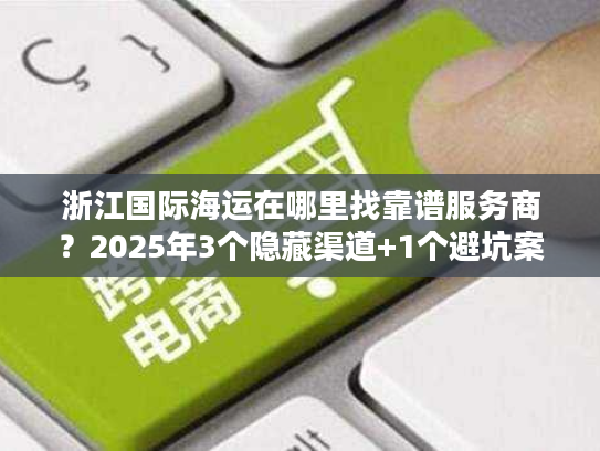 浙江国际海运在哪里找靠谱服务商？2025年3个隐藏渠道+1个避坑案例