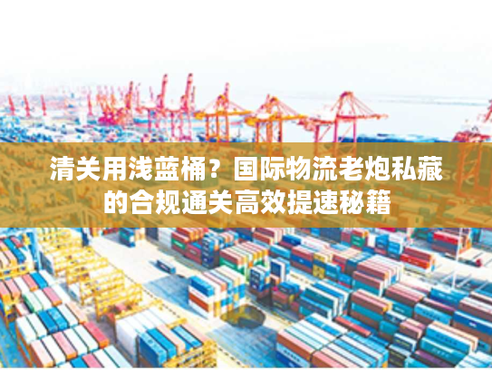 清关用浅蓝桶?国际物流老炮私藏的合规通关高效提速秘籍 清关用浅蓝桶?国际物流老炮私藏的合规通关高效提速秘籍
