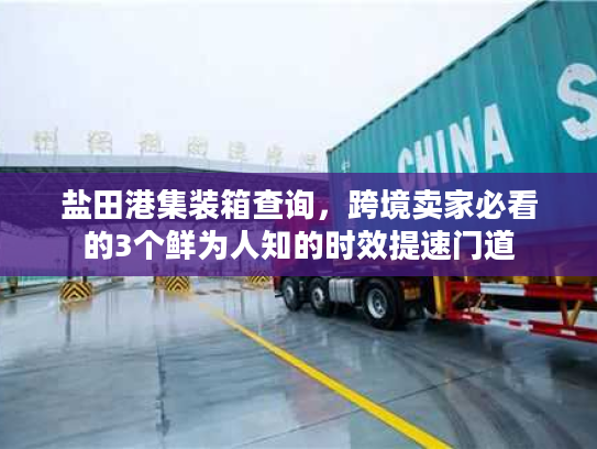 盐田港集装箱查询，跨境卖家必看的3个鲜为人知的时效提速门道