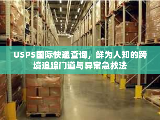 USPS国际快递查询,鲜为人知的跨境追踪门道与异常急救法 USPS国际快递查询,鲜为人知的跨境追踪门道与异常急救法