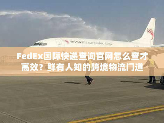 FedEx国际快递查询官网怎么查才高效？鲜有人知的跨境物流门道